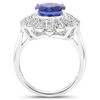 Image 2 : 4.96ct Tanzanite 14K White Gold Ring