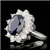 Image 2 : 18k Gold 4.00ct Emerald 1.00ct Diamond Ring