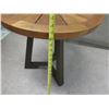 Image 8 : Sutherland Round Wooden Side Table on Tripod Base 24" Dia, 25"H