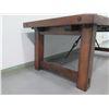 Image 8 : Pottery Barn Benchwright Table w/ 2 Extensions 86"L - Extends to 122" (Missing screws)