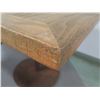 Image 8 : Henry Hall Wooden Table w/ 2 Pedestal Base 84"x36" (Missing Screws)