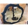 Image 1 : BLUE VINYL STITCHED FRAMED WALL MIRROR