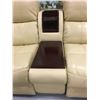 Image 6 : GENERAL LEATHER POWER RECLINING SECTIONAL SOFA - OFF-WHITE CREAM COLOR