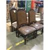 Image 1 : SET OF 6 MAHOGANY FINISH DINING CHAIRS