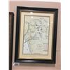 Image 2 : 2 FRAMED DECORATIVE PRINTS - PALAZZI DI ROMA & NEW HAVEN TOWN PLAN
