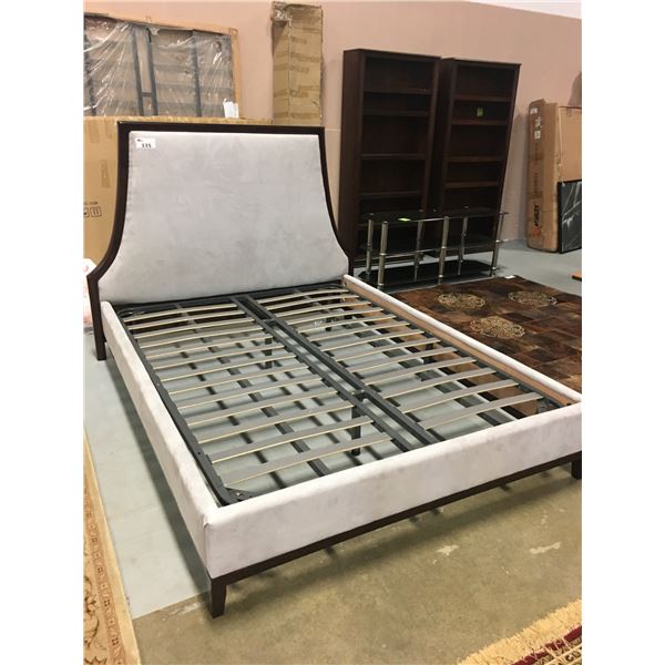 QUEEN SIZE BED - HEADBOARD/FOOTBOARD & RAILS - Able Auctions
