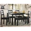 Image 1 : SIGNATURE DESIGN BY ASHLEY 6PC.DINING TABLE WITH 4 CHAIRS & BENCH SEAT SET (BOXED)