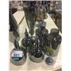 Image 2 : GROUP OF 6 CHROME FINISH & GLASS ASSORTED HOME DECOR PIECES
