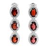 Image 1 : Natural Stunning Mozambique Garnet Earrings