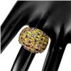 Image 3 : Natural Sapphire Rhodolite Garnet Ring