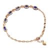 Image 3 : Natural Unheated Oval Kyanite 7x5 MM Bracelet