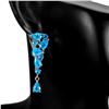 Image 1 : Natural Paraiba Blue Apatite  Earrings