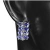 Image 1 : Natural Unheated Tanzanite Earrings