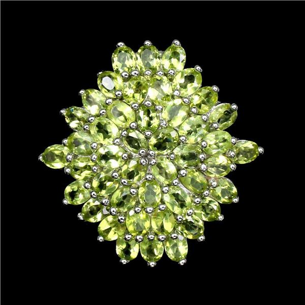 Natural Unheated Peridot  Ring