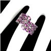 Image 3 : Natural Unheated Rhodolite Garnet Ring