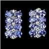 Image 1 : Natural Blue Tanzanite Earrings