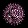Image 1 : Natural Unheated Rhodolite Garnet Ring