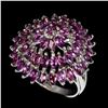 Image 2 : Natural Unheated Rhodolite Garnet Ring