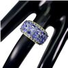 Image 3 : Natural Tanzanite & Chrome Diopside Ring