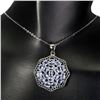 Image 2 : Natural Unheated  Tanzanite Sapphire Necklace