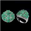 Image 1 : Natural Colombian Emerald Ring