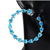 Image 1 : Natural Brazil Paraiba Blue Apatite Earrings