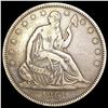 1861 Seated Liberty Half Dollar NEARLY UNCIRCULATE