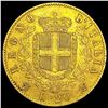 Image 2 : 1865 Italy .1867oz Gold 20 Lire CLOSELY UNCIRCULAT