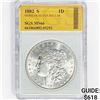 1882-S Morgan Silver Dollar SGS MS66