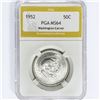 Image 1 : 1952 Washington Carver Half Dollar PGA MS64