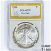 1989 American Silver Eagle PGA MS70