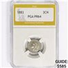 Image 1 : 1883 Nickel Three Cent PGA PR64