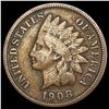 Image 1 : 1908-S Indian Head Cent NICELY CIRCULATED