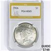1926 Silver Peace Dollar PGA MS65