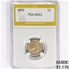 Image 1 : 1859 Indian Head Cent PGA MS63