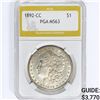 Image 1 : 1892-CC Morgan Silver Dollar PGA MS63
