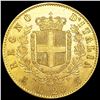 Image 2 : 1873 Italy .1867oz Gold 20 Lire UNCIRCULATED