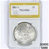 1881-S Morgan Silver Dollar PGA MS66