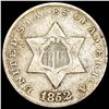 Image 1 : 1852 Silver Three Cent LIGHTLY CIRCULATED