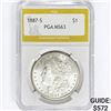 1887-S Morgan Silver Dollar PGA MS63