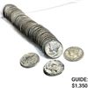 Image 1 : 1940-1945 Mercury Silver Dime Roll (48 Coins) UNC