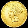 Image 1 : 1857 Rare Gold Dollar UNCIRCULATED