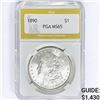 Image 1 : 1890 Morgan Silver Dollar PGA MS65