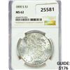 Image 1 : 1890-S Morgan Silver Dollar NGC MS62