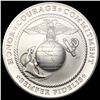 Image 2 : 2022 US Marine Corps 2.5oz Silver Medal SUPERB GEM