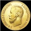 Image 1 : 1902 Russia .2489oz Gold 10 Roubles UNCIRCULATED