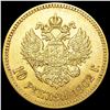 Image 2 : 1902 Russia .2489oz Gold 10 Roubles UNCIRCULATED