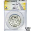 Image 1 : 1942 Walking Liberty Half Dollar ANACS MS64