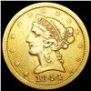 Image 1 : 1844-O $5 Gold Half Eagle NICELY CIRCULATED