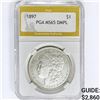 Image 1 : 1897 Morgan Silver Dollar PGA MS65 DMPL